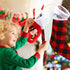DERAYEE 6 Pack Christmas Stockings, 18 Inch Large Red Black Buffalo Plaid for Family Holiday Xmas Party Decoration
