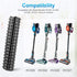 Vacuum Replacement Parts for Shark Rocket Vacuum Cleaner Models HV300, HV302, HV320, HV321, Lower Nozzle Hose (2 Pack)
