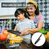 11 Nylon Knife for Nonstick Bakeware, Large Plastic Kitchen Knife with Serrated Edges, Black 2 Pack