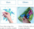 GORGECRAFT 4PCS 6.3” Sea Turtles Window Clings, Static Sea Animal Glass Decals for Bathroom Film