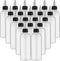 Tanlade 20 Pcs 2oz Plastic Squeeze Bottles Bulk Boston Dispensing Empty Hair