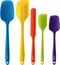 5PCS Silicone Rubber Spatula Set, VITUER BPA-Free Heat Resistant Spatulas for Cooking & Baking, Dishwasher Safe