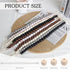2 Hion Pcs Boho Curtain Tiebacks,Wood Beads Curtain Holdbacks,Outdoor Farmhouse Tie Backs for Curtains,Curtain Holders