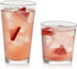 Libbey Flare Tumbler and Rocks Glasses Set, Stylish Lead-Free Drinking Glasses Set of 16 for Kitchen and Parties