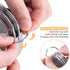 Biscuit Cutter Set - Round Cookie Cutters with Handle, 5 Pieces Stainless Steel Circle Professional Baking Dough Tools