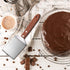 Newtay 2 Pieces Small Brownie Cookie Spatula - Metal Stainless Steel with Wooden Handle for Kitchen Cooking