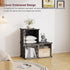 3-Cube Closet C&AHOME Cube Storage Organizer with Doors, Shelves, DIY Plastic Modular Bookshelf, Clothes Storage