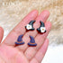 KEOKER Halloween Polymer Clay Cutters - 10 Shapes for Earrings, Pumpkin Clay Cutter for Halloween
