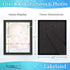 Icona Bay 8x10 Black Picture Frame - Contemporary Composite Wood Frame for Walls or Tabletop - Lakeland Collection