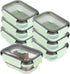 Restaurantware-Fresh Hero 27.2 Ounce Storage Containers, Durable Airtight Food Containers, Microwavable, Green Plastic