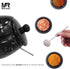 4.5 Inch Countertop Black Marble Salt Cellar Salt and Pepper Container, Salt Jar, Salt Dish, Salt Holder, Spice Jar