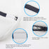 GOGOODA 2PCS Multi-use Shoe Wash Bags, Laundry Mesh Bags for Sneakers, Flat Shoes, etc.