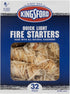 Kingsford Quick Light Fire Starter Rolls, All Natural Hardwood with Paraffin, Water