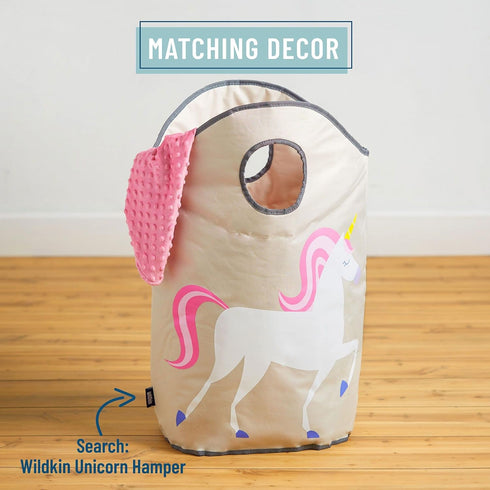 Wildkin 100% Cotton Kids Pillowcase – Soft, Breathable & Standard Size (20x30) - Unicorn Design
