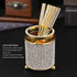 Coffee Spoons Set - 6Pcs Gold Espresso Spoons with Holder, Mini Teaspoons for Coffee, Ice Cream, Dessert
