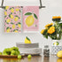 Summer 18x26 Inch Set 2 Artoid Mode Sunflower Bee Hello Sunshine Dot Kitchen Towels Dish Towels, Farmhouse Spring