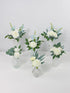 6Pcs Rinlong Assorted Flower Centerpieces for Wedding Tables Centerpiece Bridesmaid Bouquets Baby Nursery Shelf Mantel