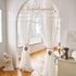 2Pack Curtain Tiebacks, Handmade Holdbacks - Farmhouse Curtain Tie Back Holder by Hand-Woven Cotton Rope, Bohemian Home