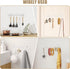 Kitchen Utensil Rack Wall Mount, White Adhesive Hanger, No Drilling, Space Saving Kitchen Holder, 2 Packs