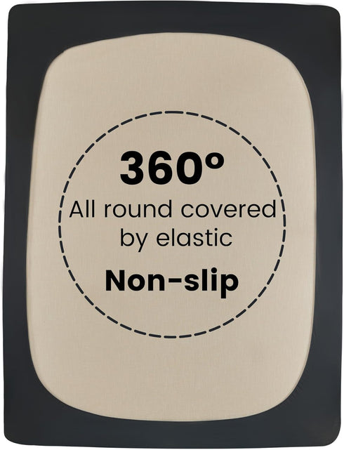 SLEEP ZONE Cooling Mattress Topper, Full Size Quilted Fitted Mattress Pad, Soft Fluffy Down Alternative - Black