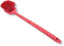 SPARTA 40501EC05 Plastic Large Scrub Brush - Kitchen Utility Brush with Long Handle for Cleaning, 20 Inches, Red