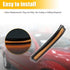 X AUTOHAUX LED Turn Signal Light Assembly for Ford F-150 2009-2014, 2pcs Amber Light