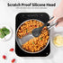 600 F Heat Resistant Silicone Spoon: U-Taste 13.3in Solid Kitchen Cooking Spoon for Mixing, Serving, Stirring
