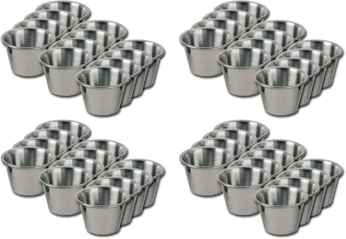 Individual Condiment Sauce Cups - 4 Dozen - 2.5 Ounce