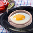 YOLCAR 4-Pack 4 Inch, Nordic Silicone Egg Rings, Non-Stick Egg Mold - Colorful