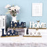 Love Sign Decor,White and Gold Room Decor Aesthetic, Knick Knack Shelf,Gold Bird Decor, Boho Bookshelf ,Abstract Gold