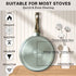Nonstick Crepe Pan, 8.5 Inch Griddle Pan, Fry Pans for Cooking Eggs, Omelettes, and More - Non-Stick Marble Coating Skillet Induction Compatible by LECOOKING
