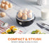 EGC115B 7-Egg Elite Gourmet Easy Egg Cooker Electric Capacity, Soft, Medium, Hard-Boiled Egg Cooker with Auto Shut-Off