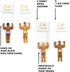 Drinking Buddies Bride Squad Bachelorette Drink Markers, Party Accessories for Girls Night, Hunky Wine Charmers
