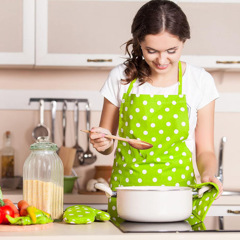 SATINIOR Sublimation Bib Blank Kitchen Aprons with Pockets, Unisex White Cooking Apron for Home