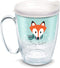 Tervis Christmas Holiday Fox Double Walled Insulated Tumbler Travel Cup, 16oz Mug, Made in USA