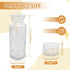 1Pcs Set Set Clear Night Carafe and Glass Dust Proof Glass Water Bottles with Cup Kit Versatile Night Water Bottle
