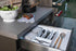 Rev-A-Shelf GCT-2W-52 Medium Glossy White Cutlery Tray Drawer Insert