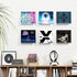 Hulaed 6 Pack 12 inch Vinyl Record Shelf Wall Mount, Record Holder for Storage & Display, Clear Floating Shelf for Kids