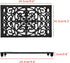 Sumnacon Rectangle Cast Iron Trivet, Heat Resistant Holder for Hot Dish, Rustic Kitchen Dining Table Countertop