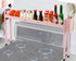 27 32 Inches Countertop Horynar Over Stove Shelf Stove Top Organizer Shelf for Kitchen with Extra Basket and Hooks