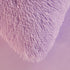 Soft Lavender Faux Fur Fluffy Pillow Case, Cute Decorative Fuzzy Pillow Covers for Home Bedroom Living Room, Set of 2
