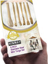 Gold Plated Mini Serving Tongs Set, 6-Inch Stainless Steel Appetizers Tongs, Set of 6