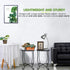 Fashion&cool Side Tables for Small Space, Metal Outdoor Indoor Round Side Table, Small End Table Pool Chair Side Table
