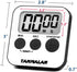Kitchen Timer for Cooking, Loud Alarm and Large Display, Easy to Use for Kids and Teachers