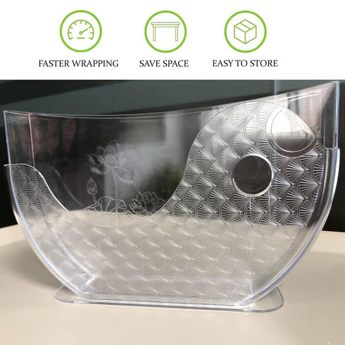 Rice Paper Water Bowl Holder - Summer Roll Water Bowl for Spring Rolls, 10.62" One Pack (Rice Paper Not Included)