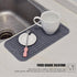Silicone Dish Drying Mat, Non-Slip Easy Clean Sink Mat, Large Heat-resistant Dish Drainer for Kitchen Counter