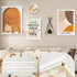 Artmag 22" Magnetic Poster Hanger Frame, Light Wood Wooden Magnet Canvas Artwork Print Poster Hangers Kit (White, 22x34