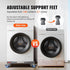 Mini Fridge Stand, 27'' Universal Mobile Base with 4 Locking Swivel Wheels, Adjustable Mover for Washer, Refrigerator