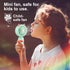 QearFun Handheld Fan, Portable Mini Hand Held Fan with USB Rechargeable Battery, 3 Speed Personal Desk Fan, 8-12 Hours