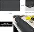 Golener Coffee Bar Mat, Under Coffee Maker Mat, 23"x15" Coffee Tray Mat Under Coffee Machine, Dark Gray Rubber Mat